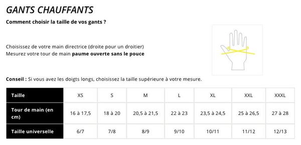 Gants chauffants mixtes ALLROADS