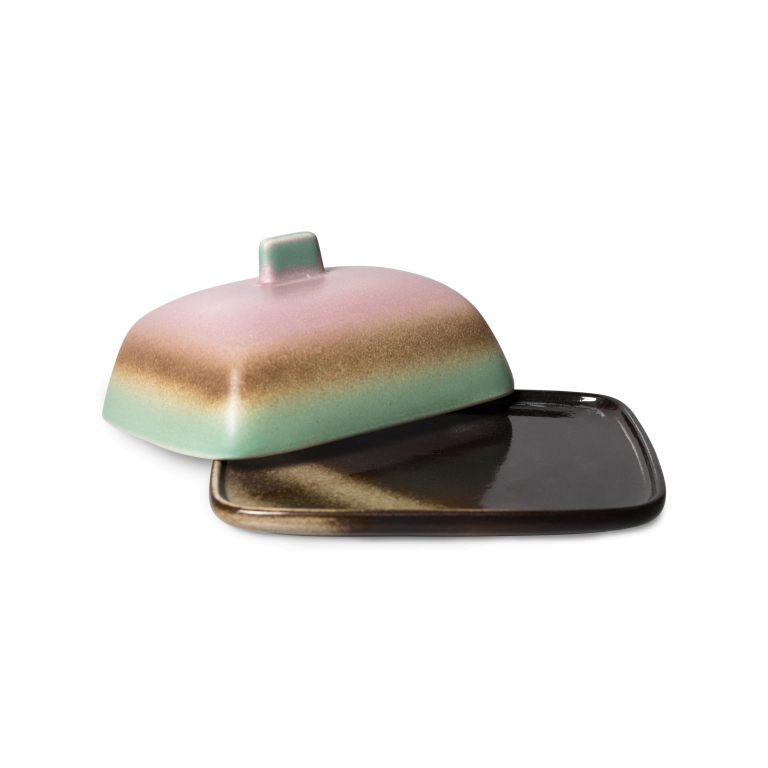 HKliving 70's Ceramic botervloot mercury