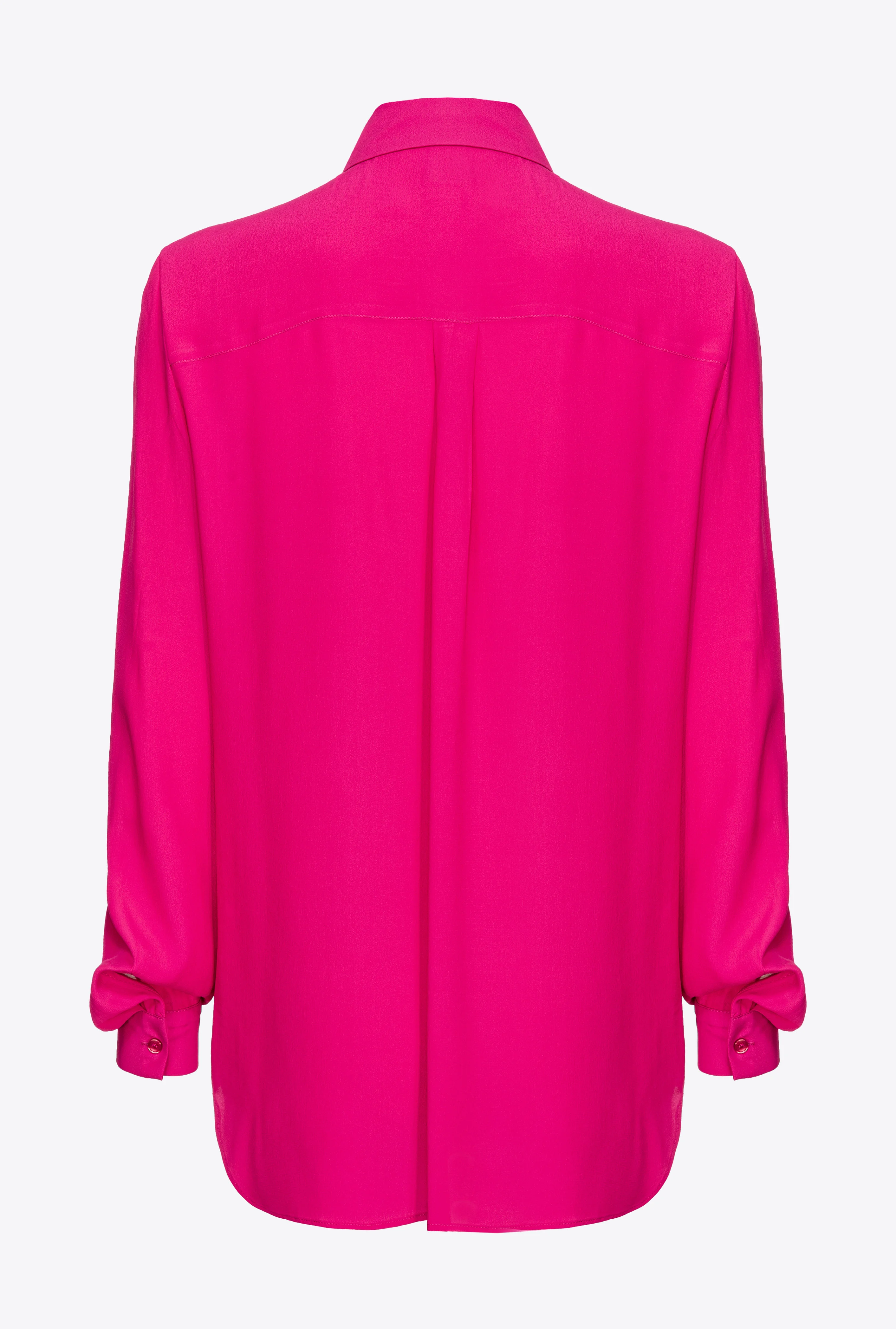 Chemise mélangée à poches poitrine | Rose
