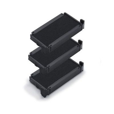 Trodat - 3 Encriers 6/4910 recharges pour tampon Printy 4810/4910 - noir