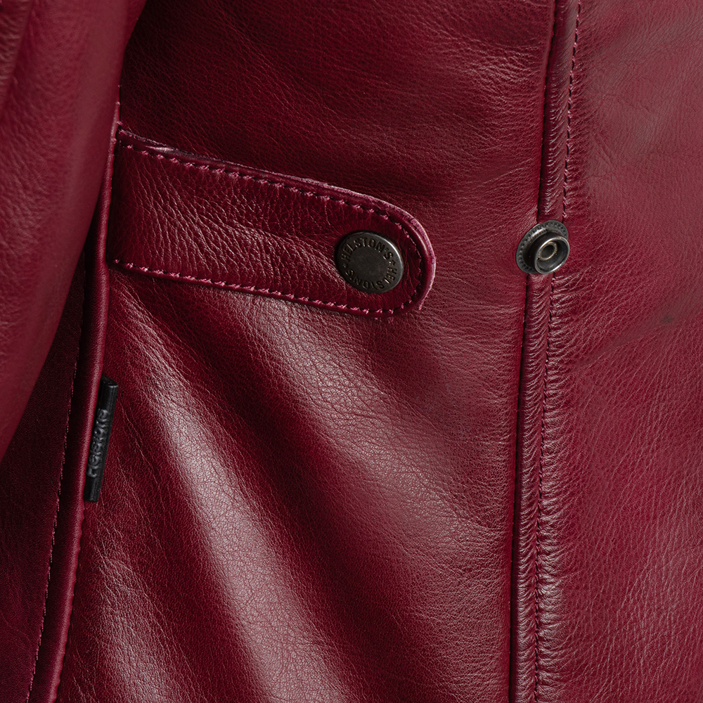 Helstons - Blouson femme Chica Bordeaux / Noir
