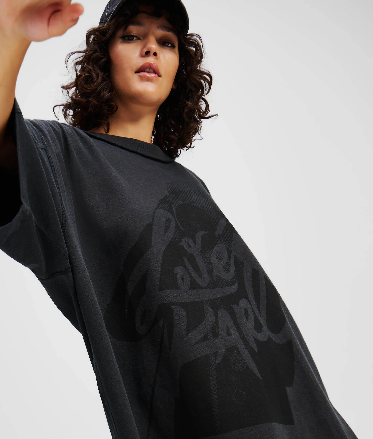 T-SHIRT KLJ X ATELIER RESERVÉ - Noir lavé