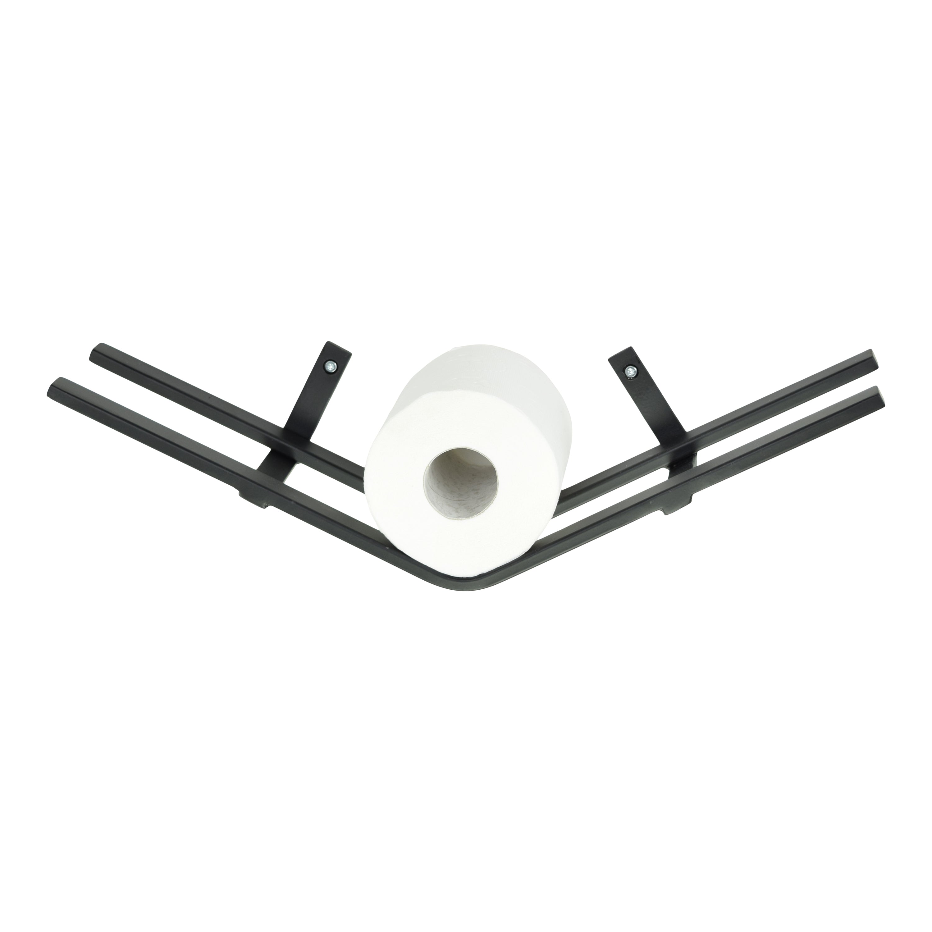 LOFT42 Jef reserve wc rolhouder â zwart - metaal