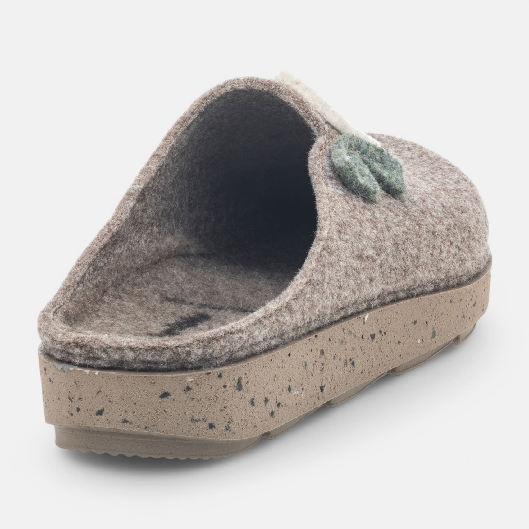 Pantoufles mules Femme beige