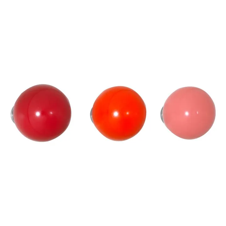 Vitra Patères Coat dots - Set de 3 - Hella Jongerius | Rouge
