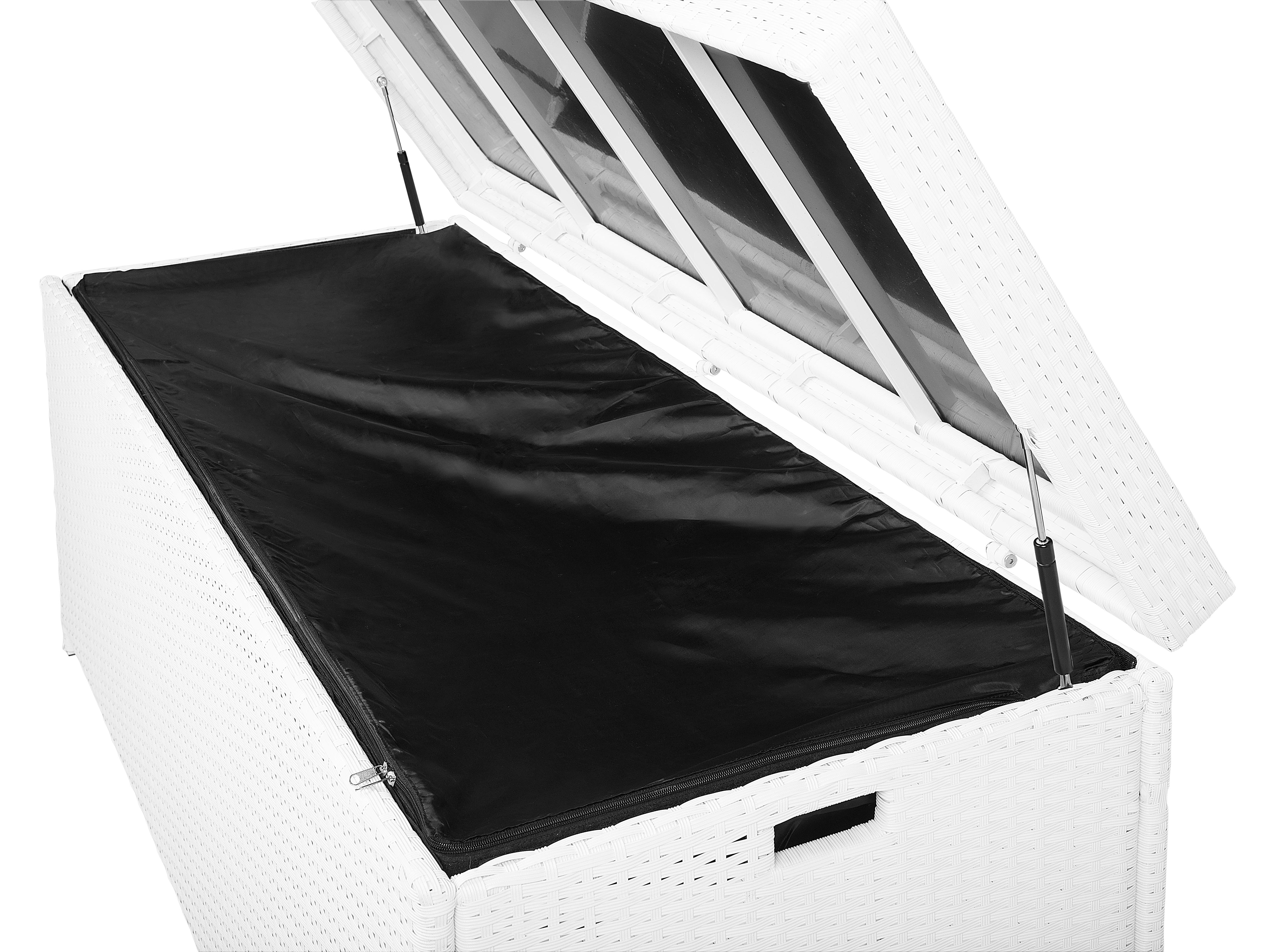 Kussenbox MODENA 158 cm 63 cm Wit