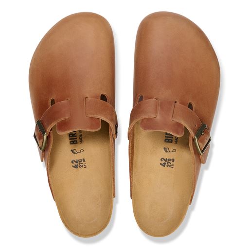Birkenstock Boston Sko, Cognac, 36