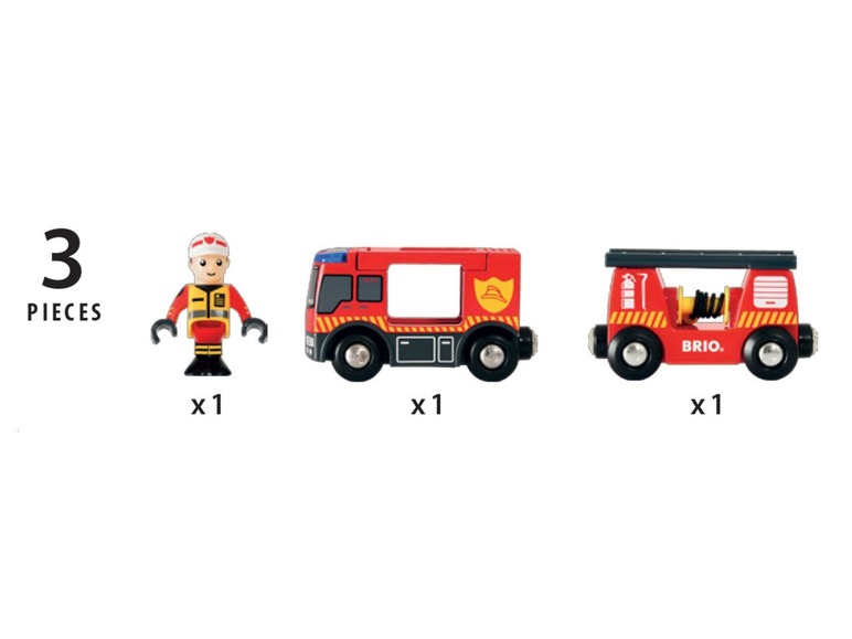 Set brandweerwagen