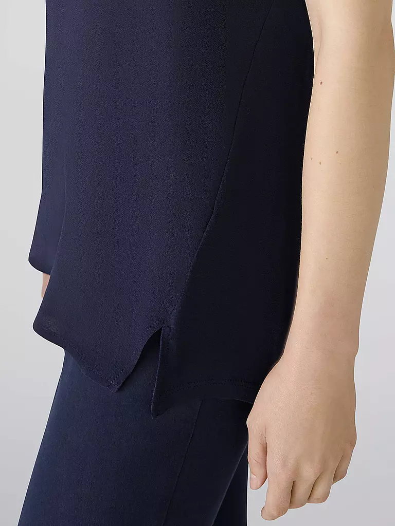 OUÍ Blusenshirt dunkelblau