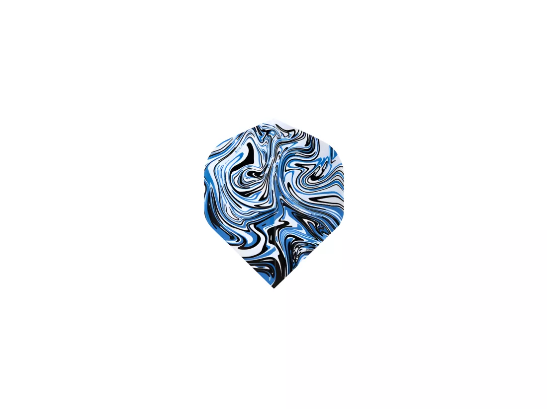 Jeu de 3 fléchettes pointe plastique 21g Deep Sea bleu - Bleu