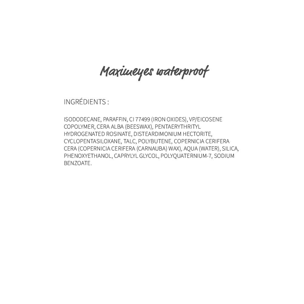 Maximeyes waterproof Mascara longueur waterproof
