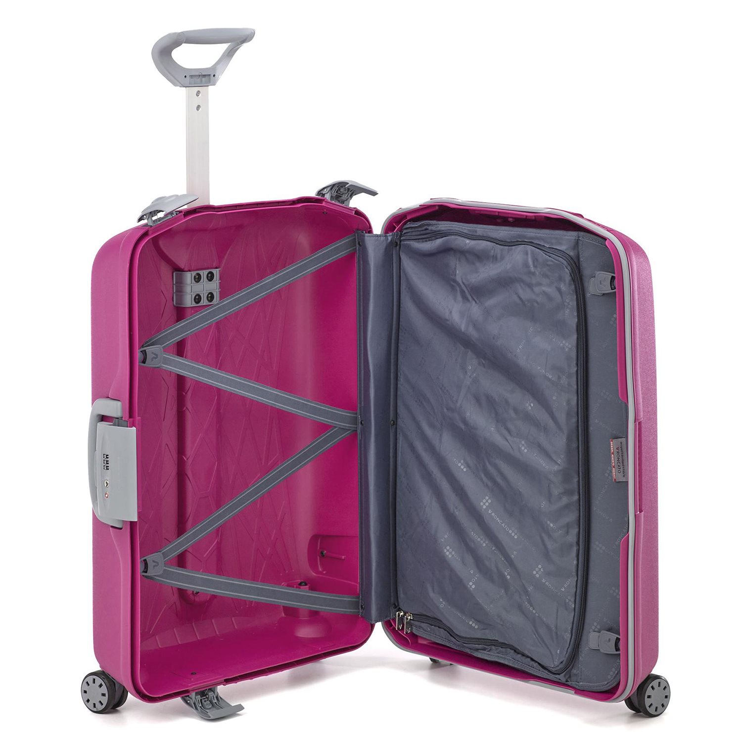 Roncato Light 4 Wiel Trolley 68 magenta