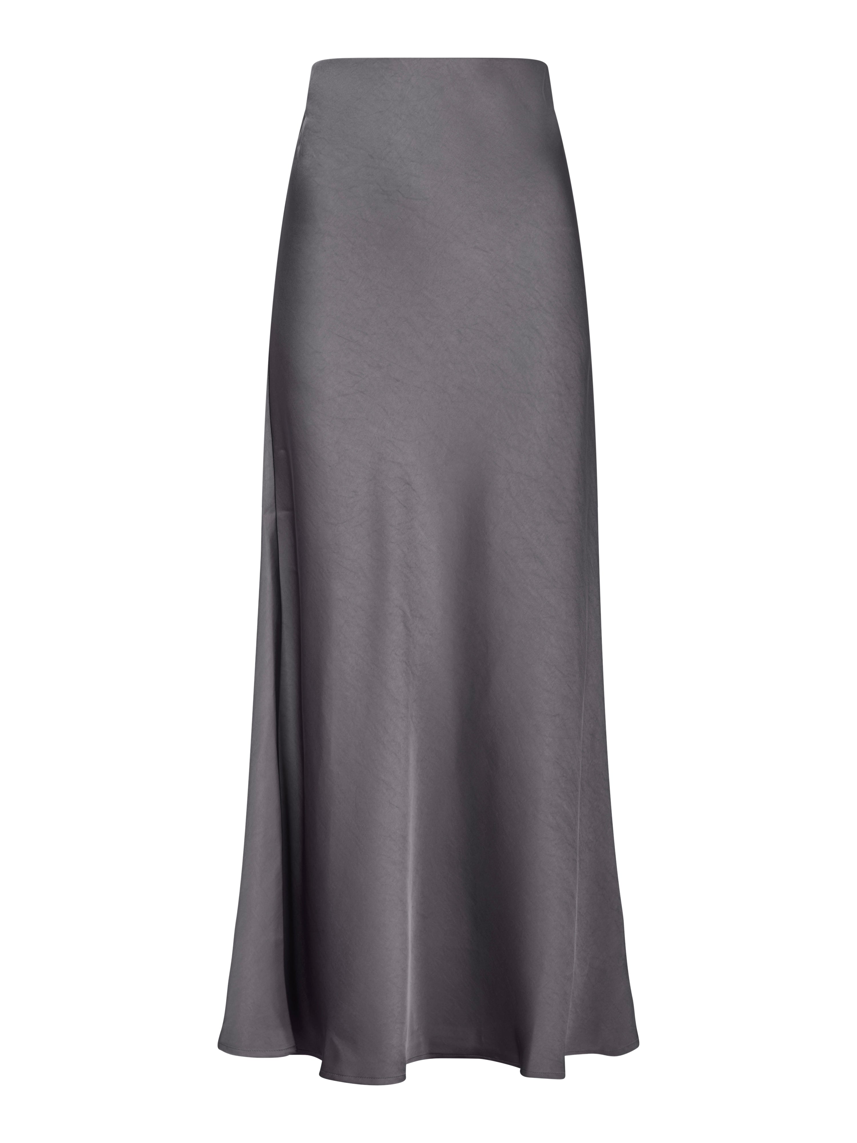 Bahne Studio  Audrey Satin nederdel - mørkegrå