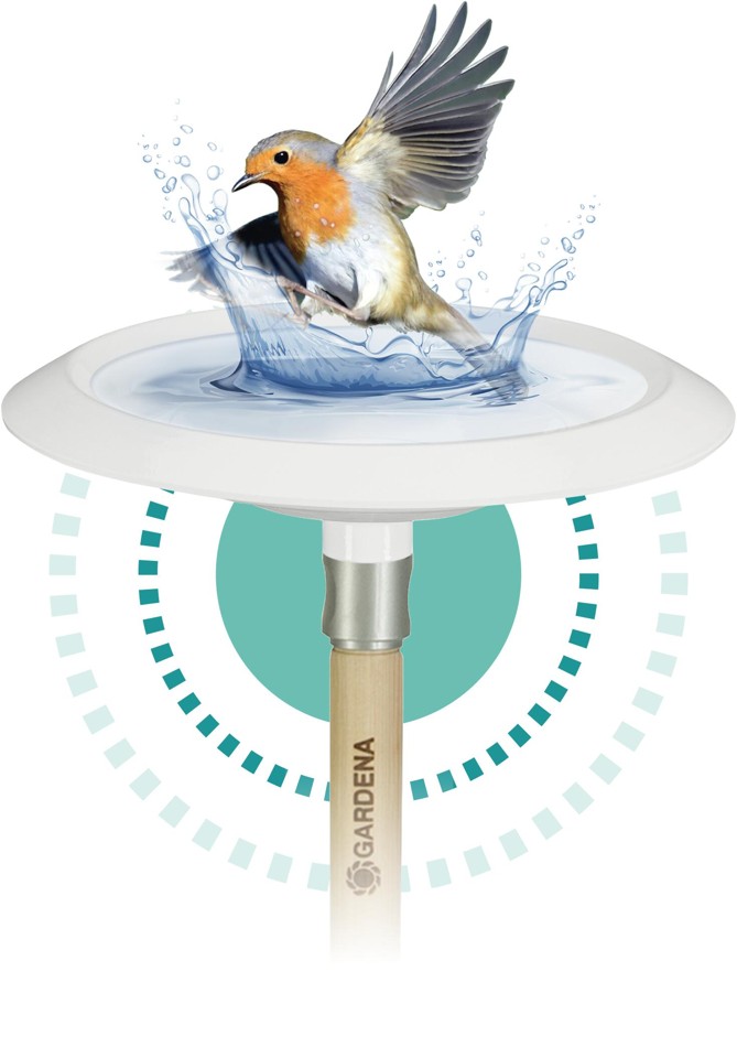 Gardena - CLICKUP FUGLE BAD - 25 cm