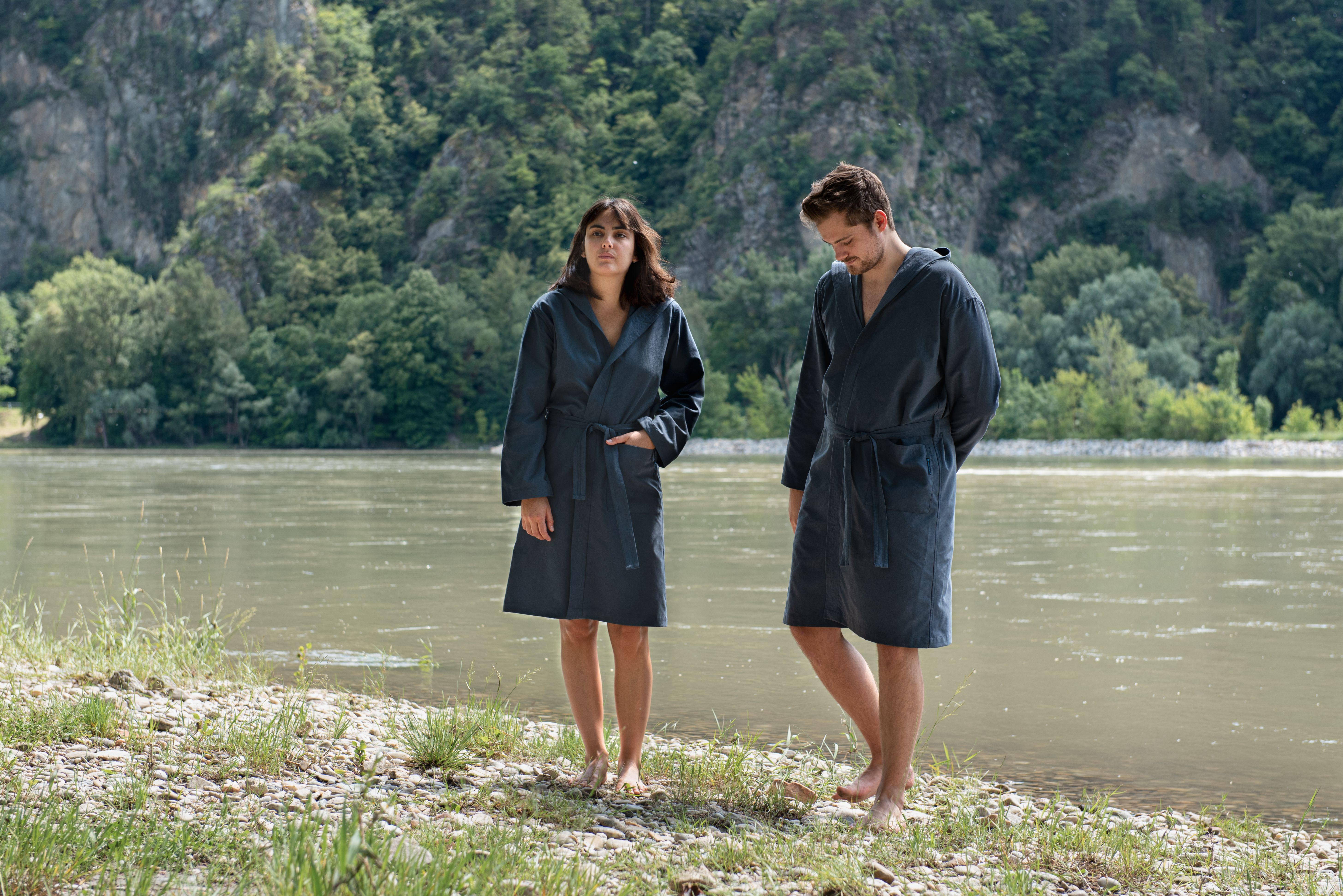 Microfiber Bathrobes Ultralight with Hood