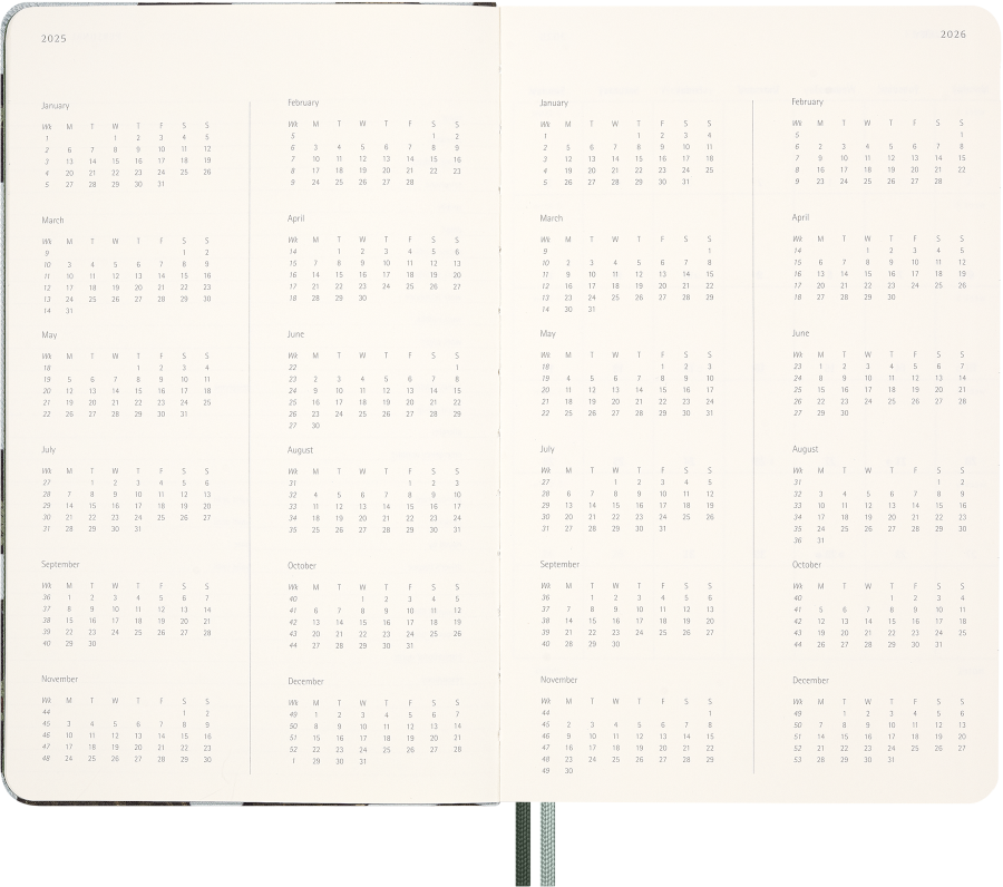 Year of the Snake 12-Month Planner 2025 Large, Hard Cover, Weekly Notebook & Gift Box