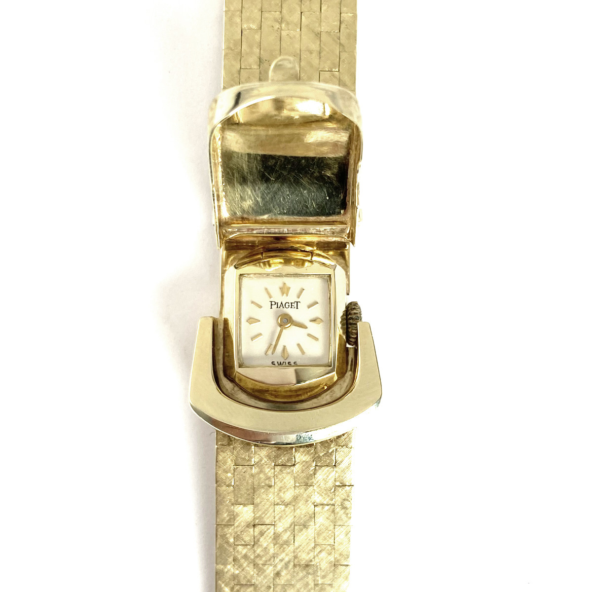 Montre d'occasion bracelet Piaget or 585 jaune 17 cm
