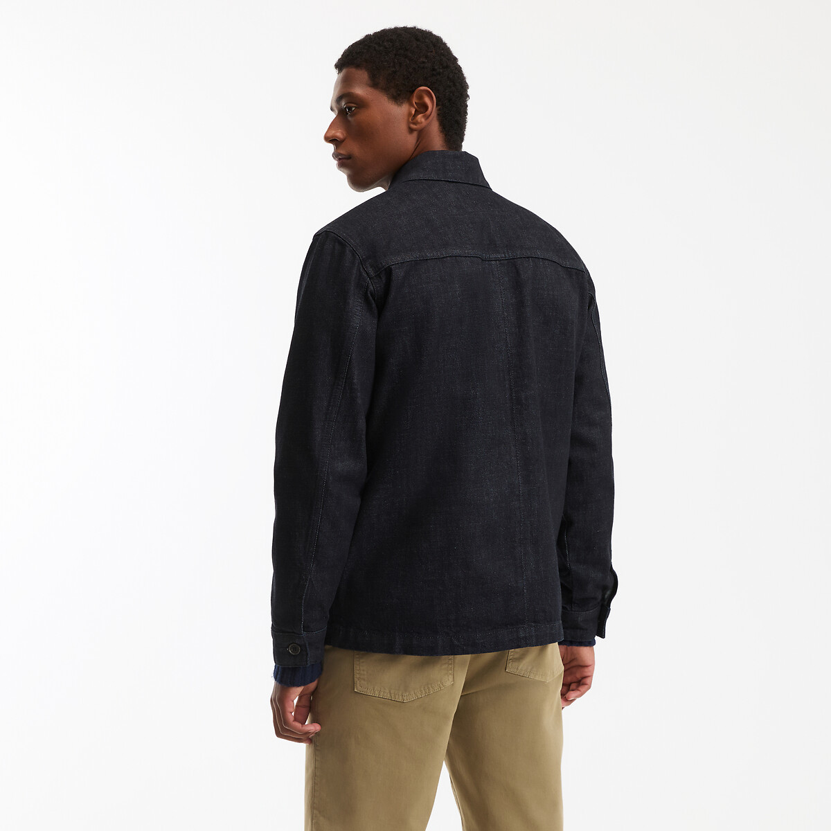 COLEÇÕES LA REDOUTE<br>Jaqueta de trabalho em denim selvedge Signature HECTOR