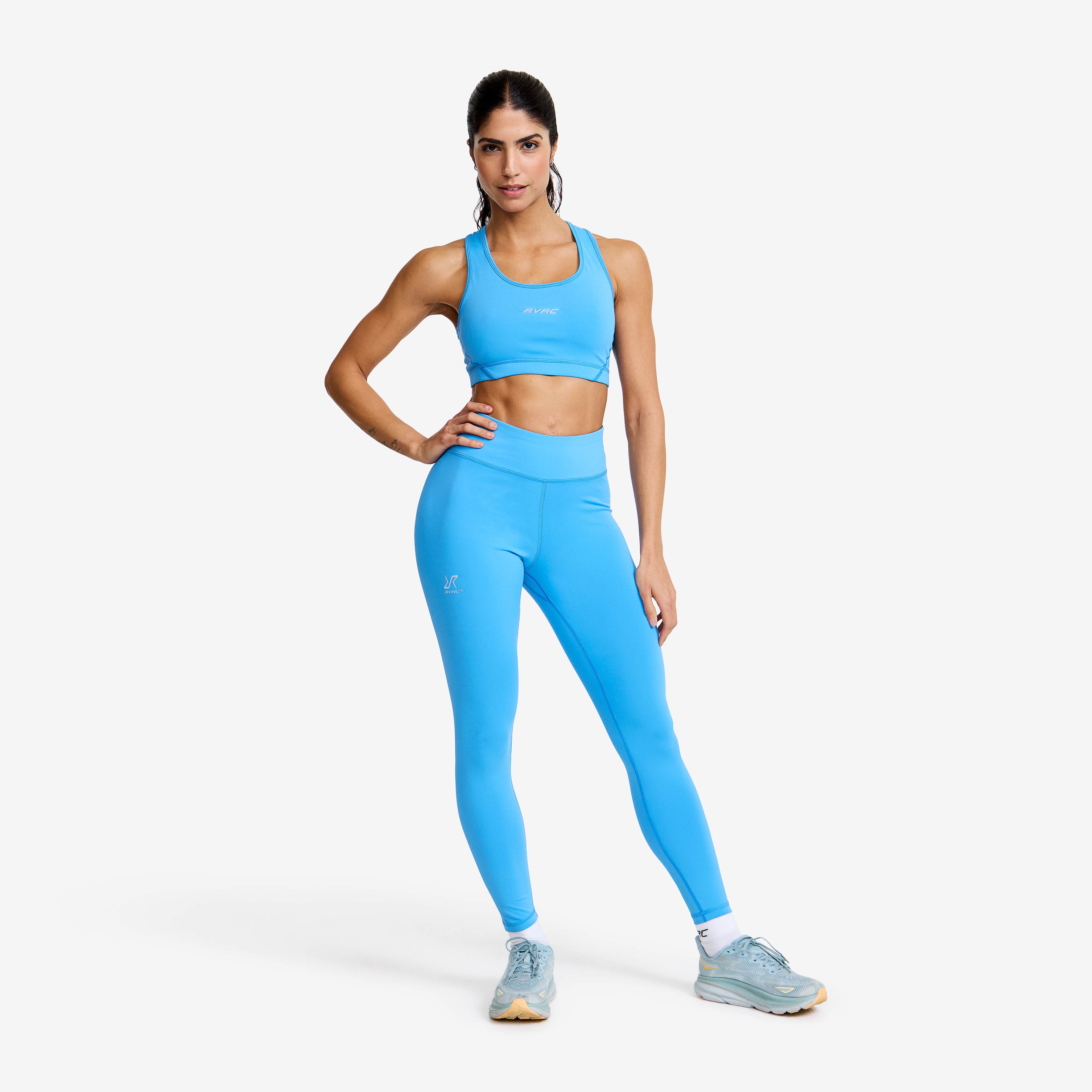 Flow High-waisted Leggings Dame Azure Blue