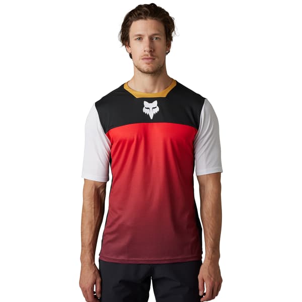 Maillot VTT FOX DEFEND SS JERSEY AURORA BLACK/WHITE