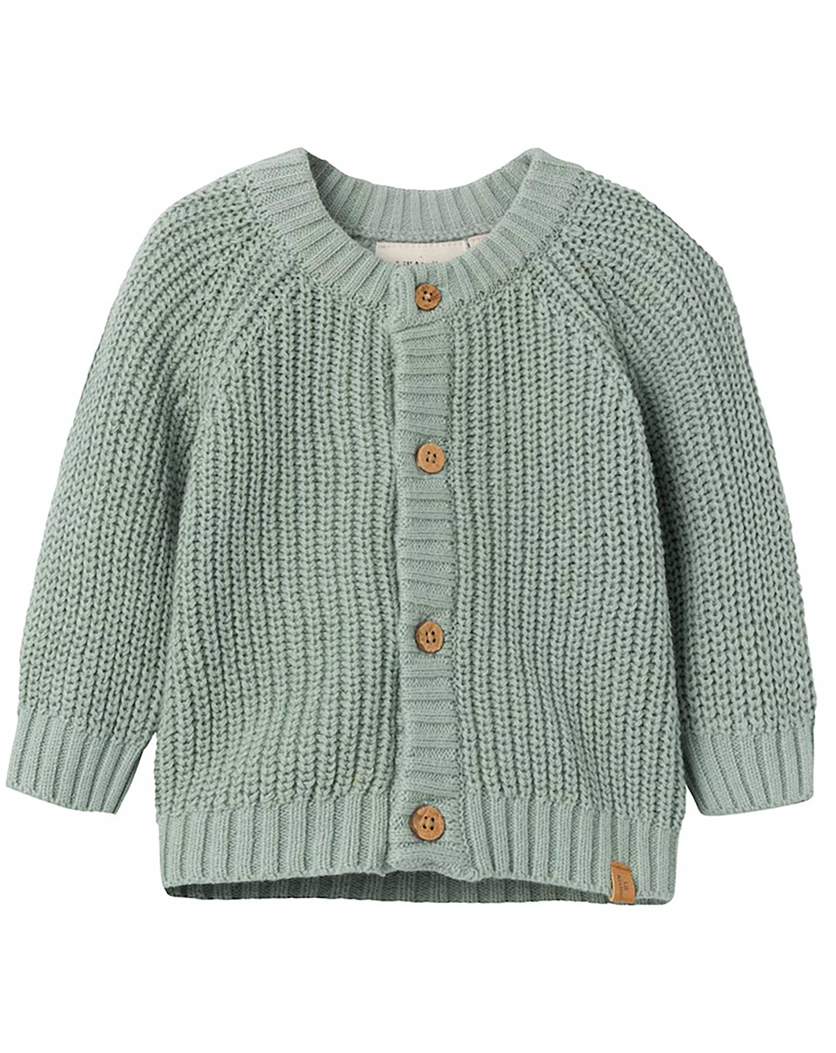 Strickjacke NBMEMLEN in jadeite