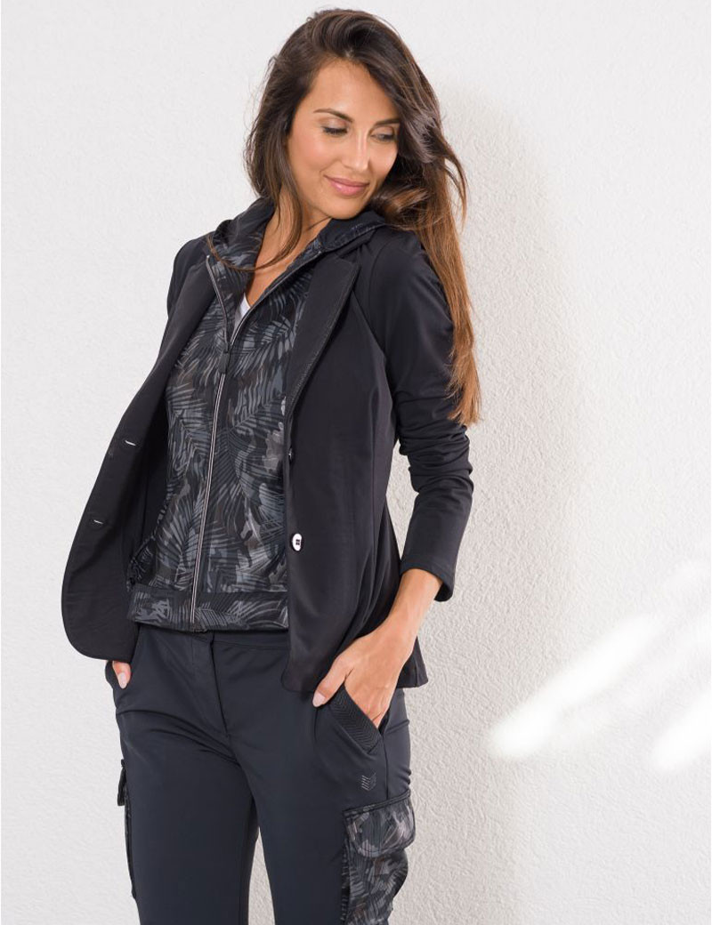 HBT VESTE SHIRLEY MISS JUNGLE BLACK/BLACK