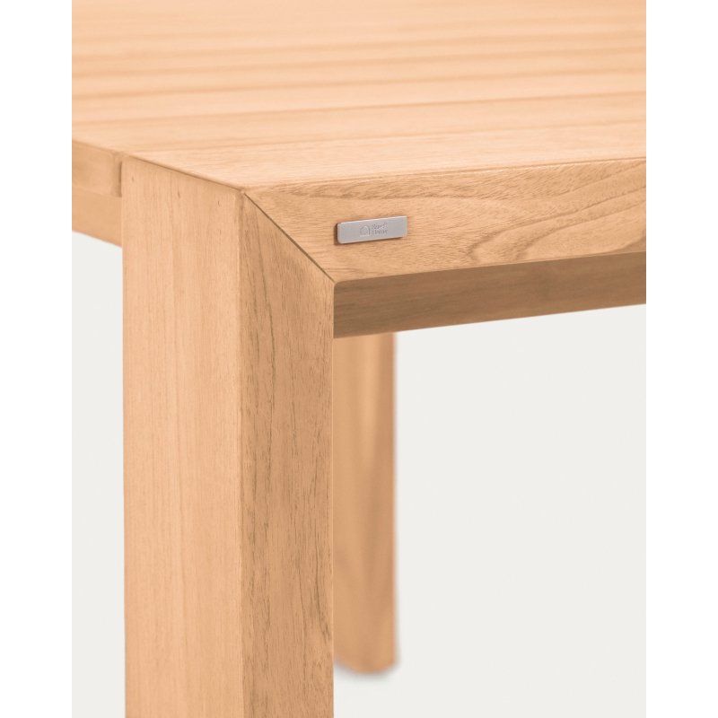 Table d'extérieur rectangle Victoire - bois de teck massif - L 200 x  P 100 cm