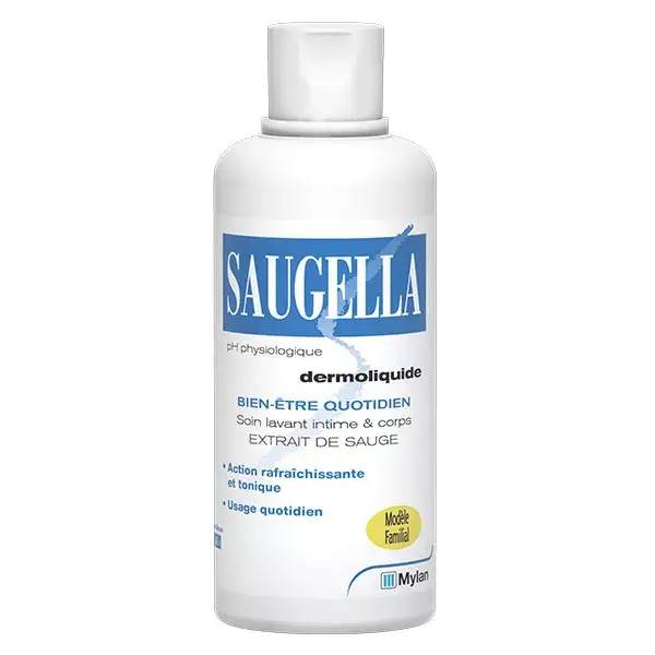 Sabonete líquido íntimo e corporal Saugella Dermoliquid 750ml