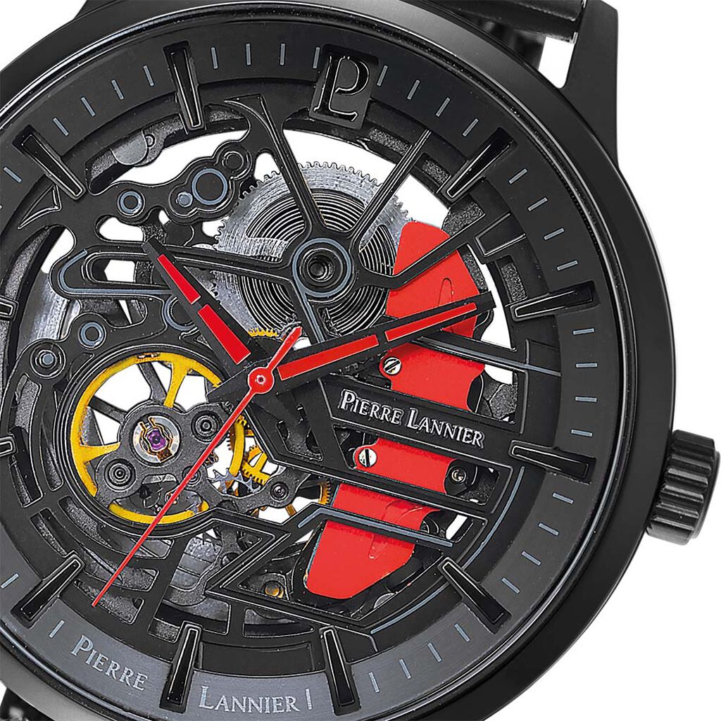 Coffret De Montre Pierre Lannier Rallye Noir