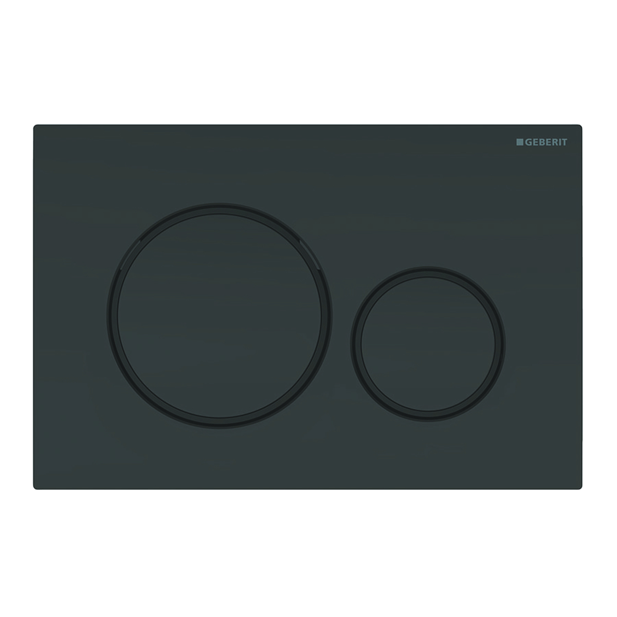 Geberit Sigma 20 drukplaat glans zwart