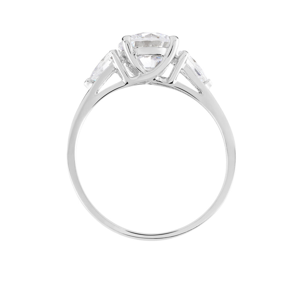 Bague Giana Or Blanc Oxyde De Zirconium
