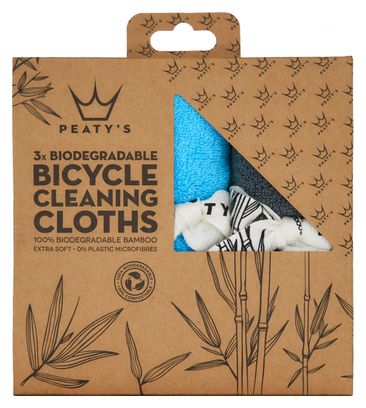 Kit Chiffons Microfibre Peaty's Bamboo (x3)