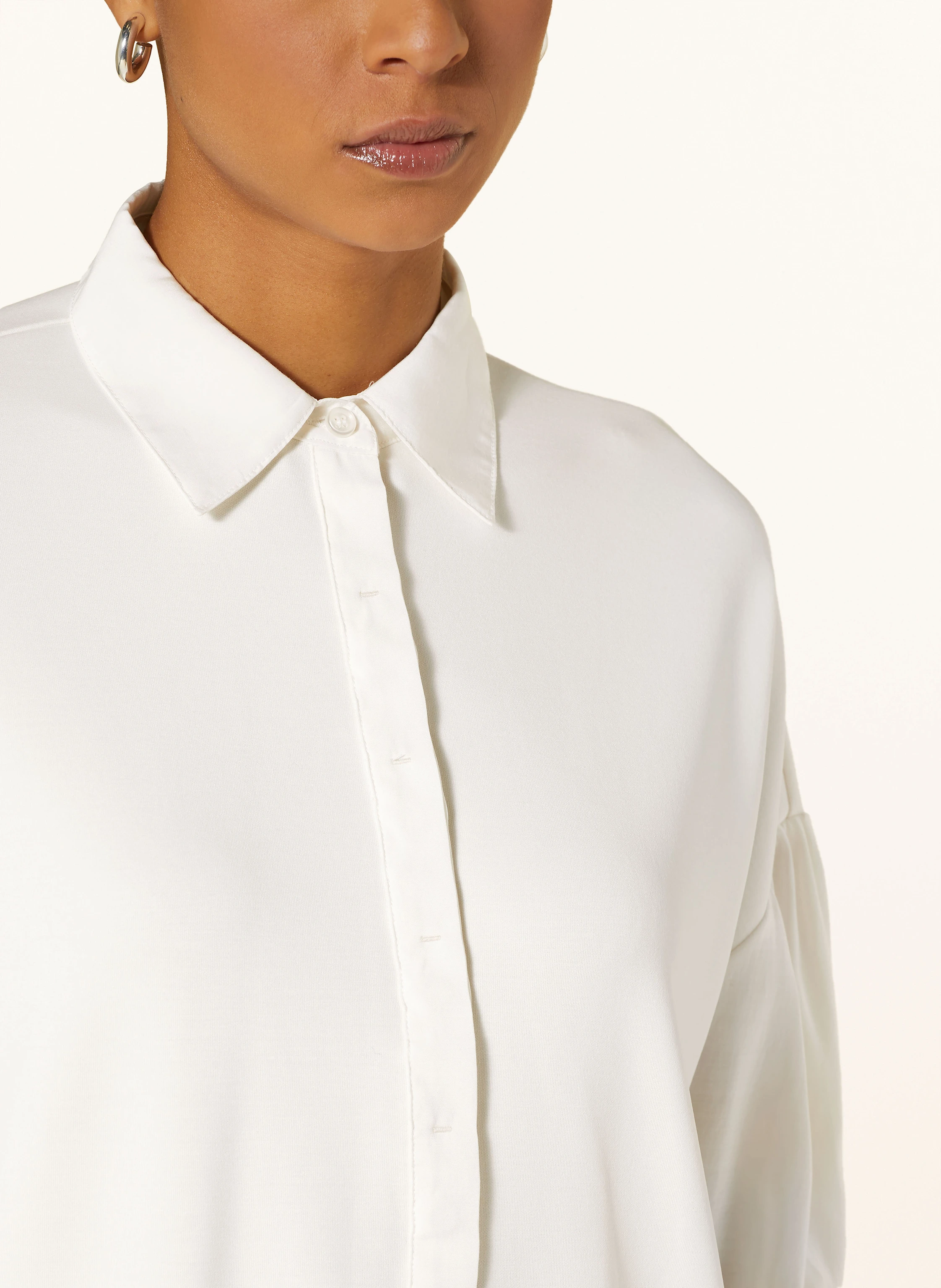 Rich & Royal Blusenshirt im Materialmix mit 3/4-Arm