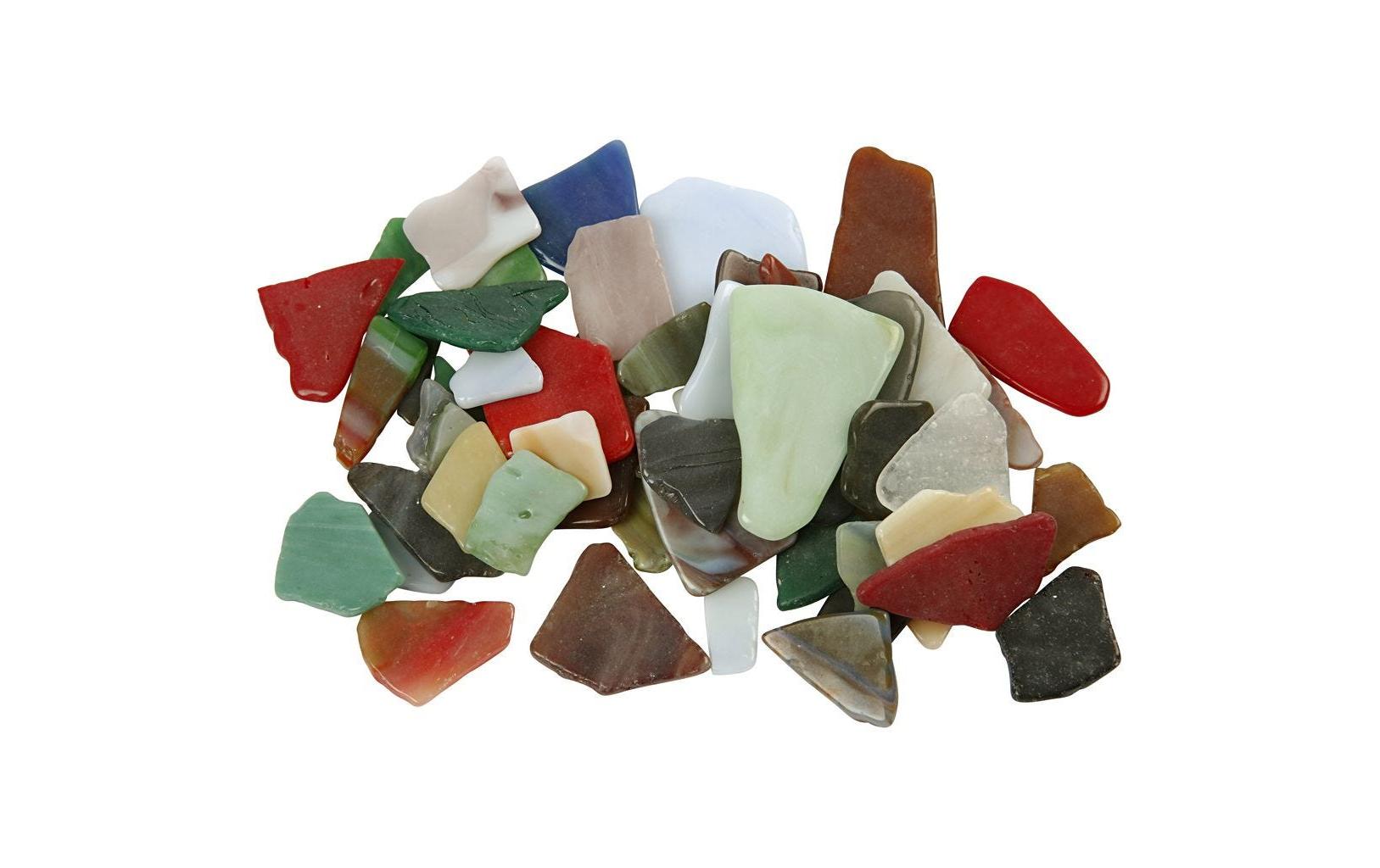 Mosaiksteine 15 - 60 mm 2 kg, Sortierte FarbenMosaiksteine