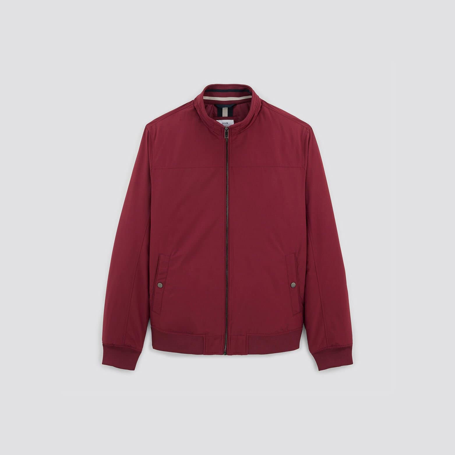 Blouson rembourré col montant Marron