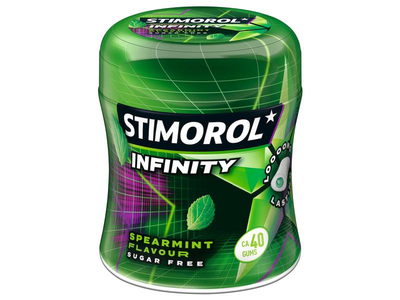 Stimorol Kaugummi Infinity Spearmint 88 g Kaugummi ohne Zucker