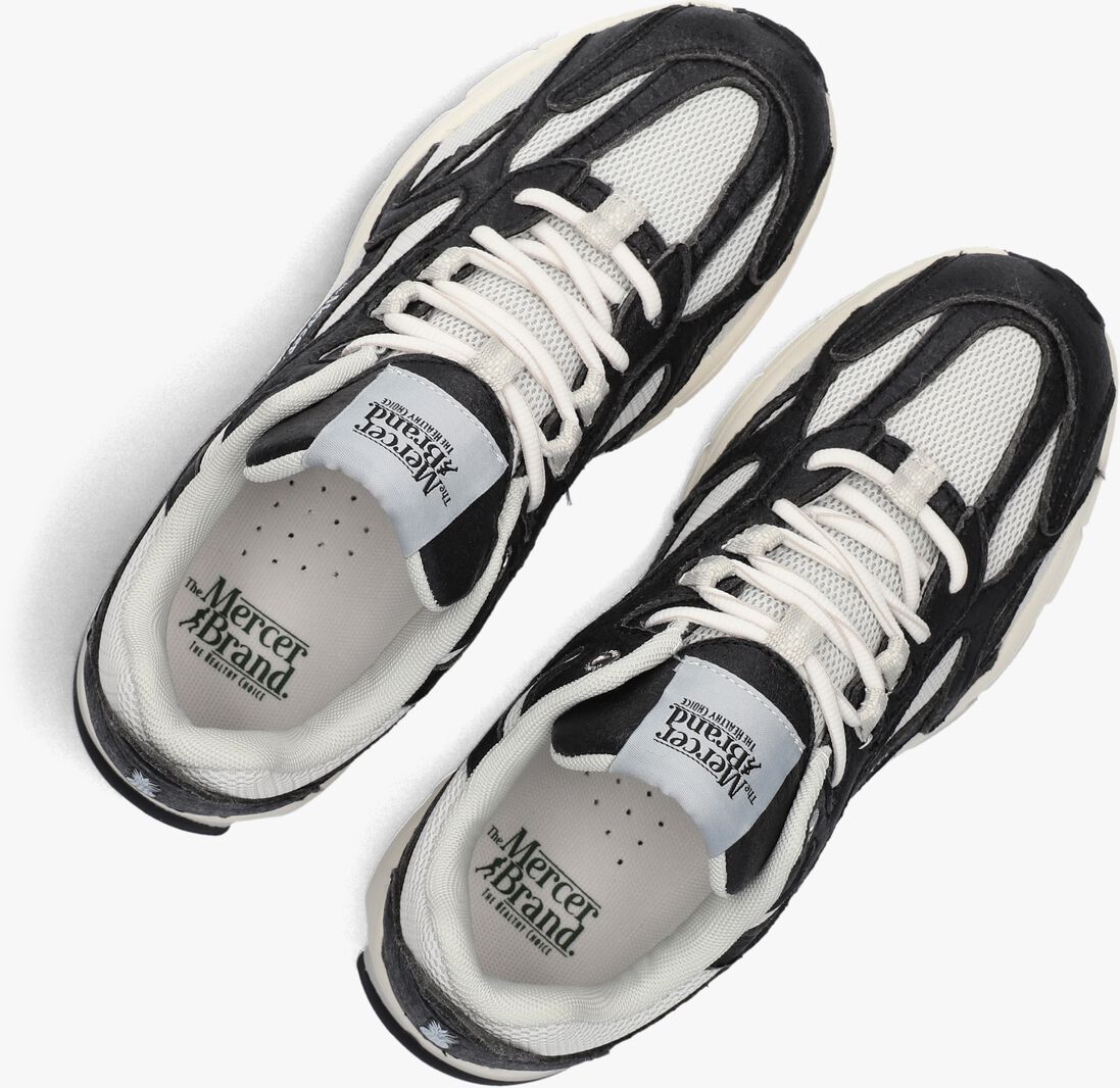 zwarte mercer amsterdam lage sneakers the re-run pineapple 2.0