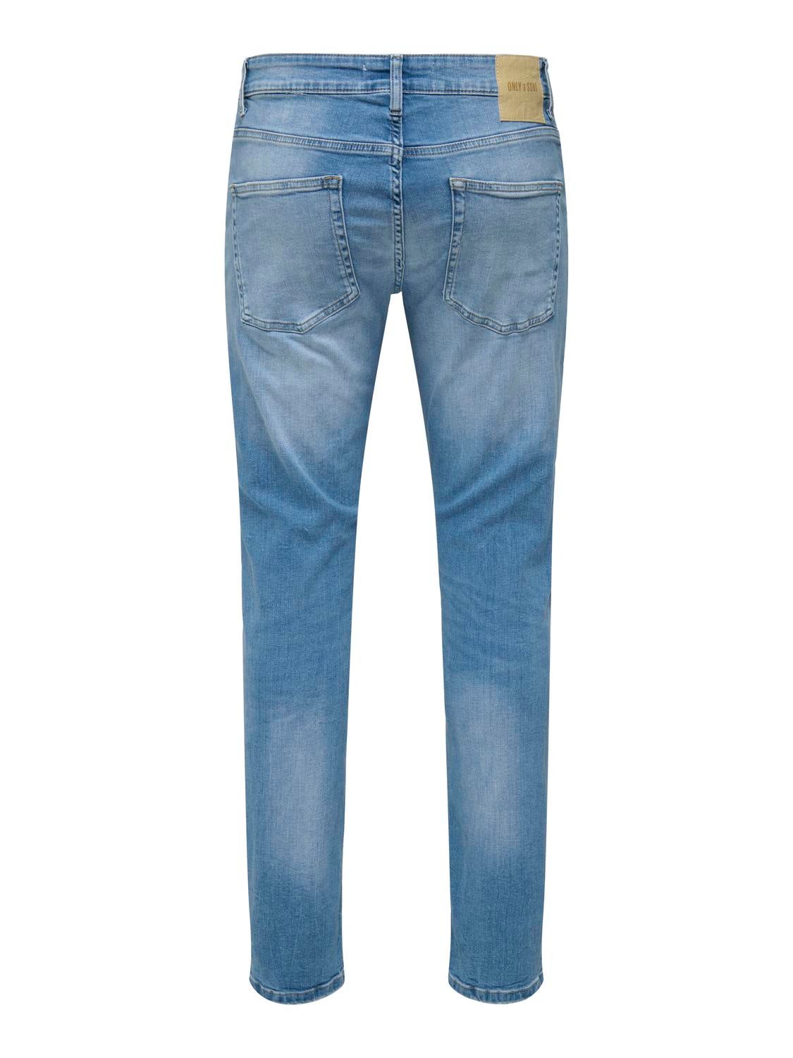 ONSWEFT Mittlere Taille Normal geschnitten Jeans Light Medium Blue Denim
