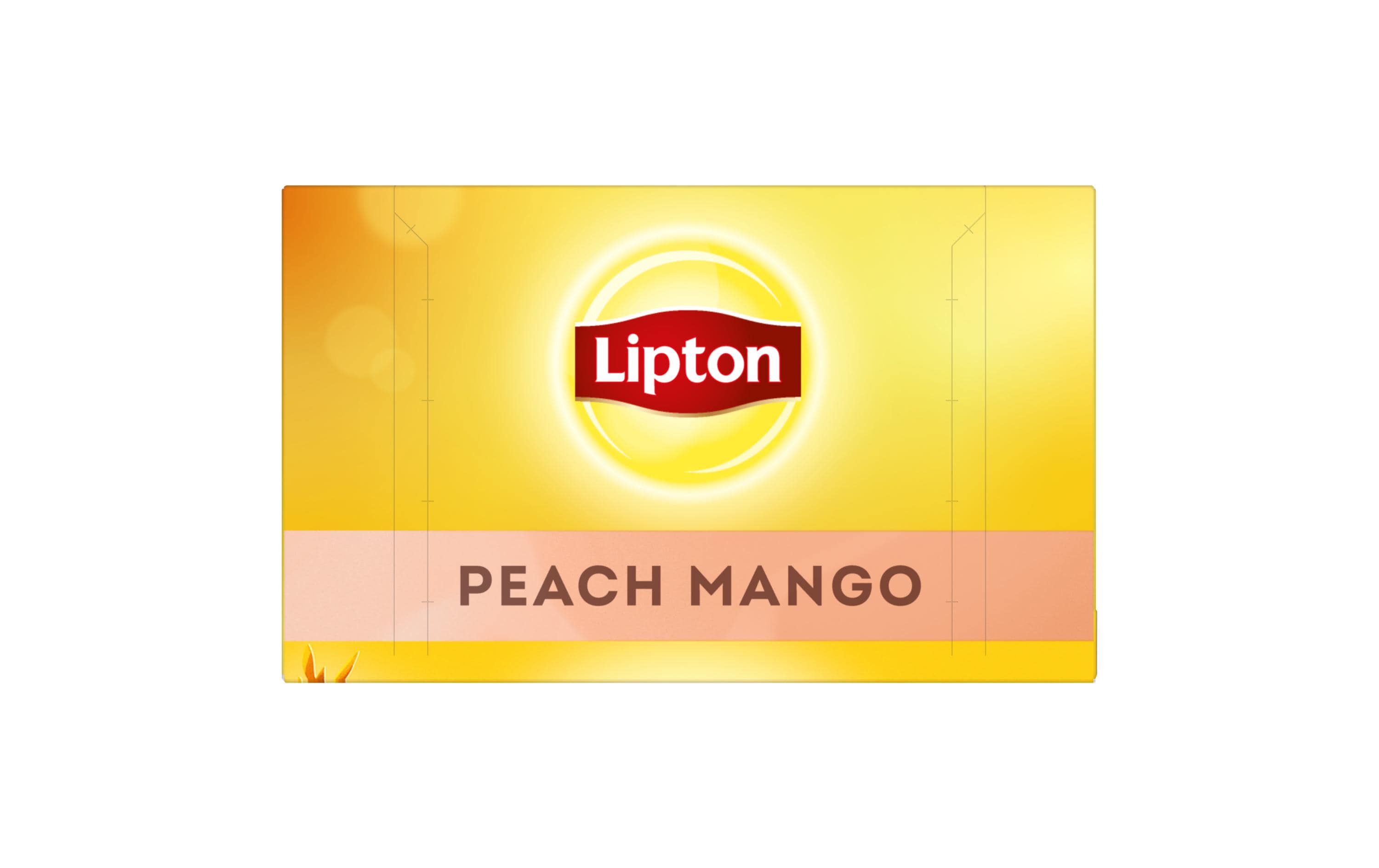 Teebeutel Schwarztee Peach Mango 20 StückSchwarzer Tee mit Pfirsich und Mango