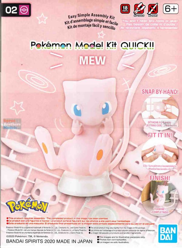 Pokemon Mew Model Kit 2023