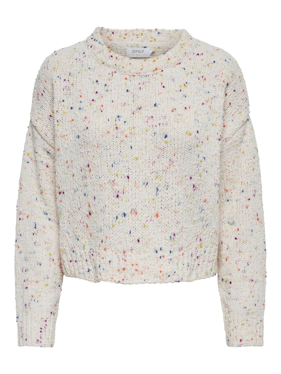 ONLGRACIE Strickpullover Cloud Dancer