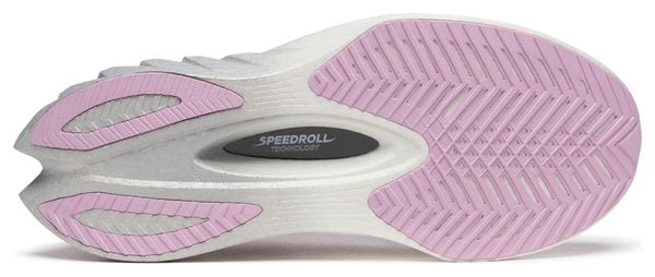 Chaussures Running Saucony Endorphin Pro 4 Rose/Blanc Femme