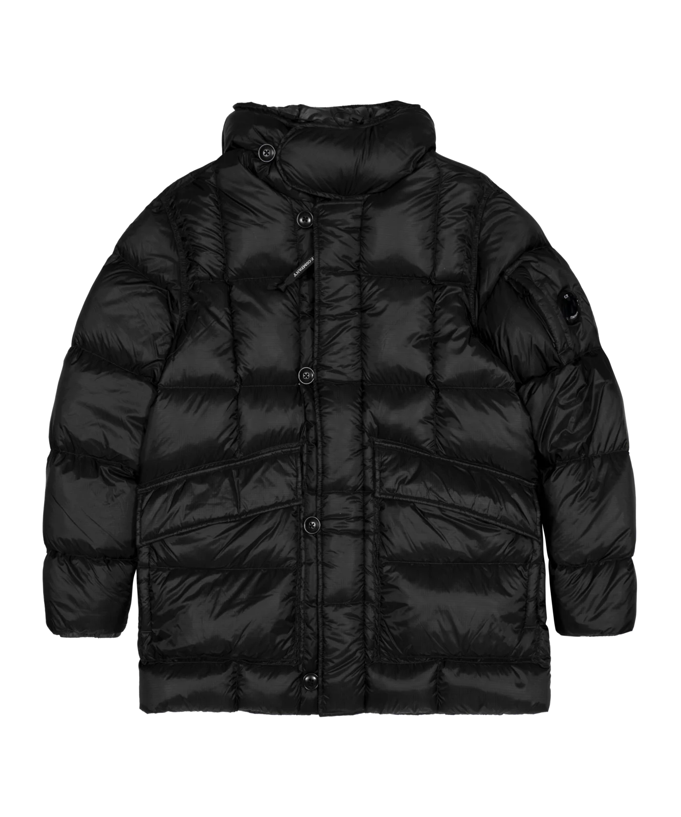 C.P. Company Outerwear Long Jacke Schwarz