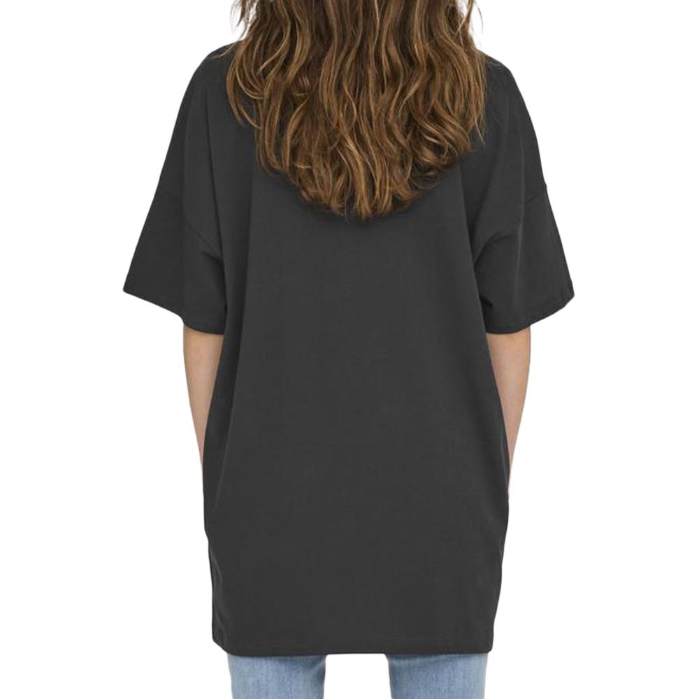 Only T-shirt Gris Femme Only Tania