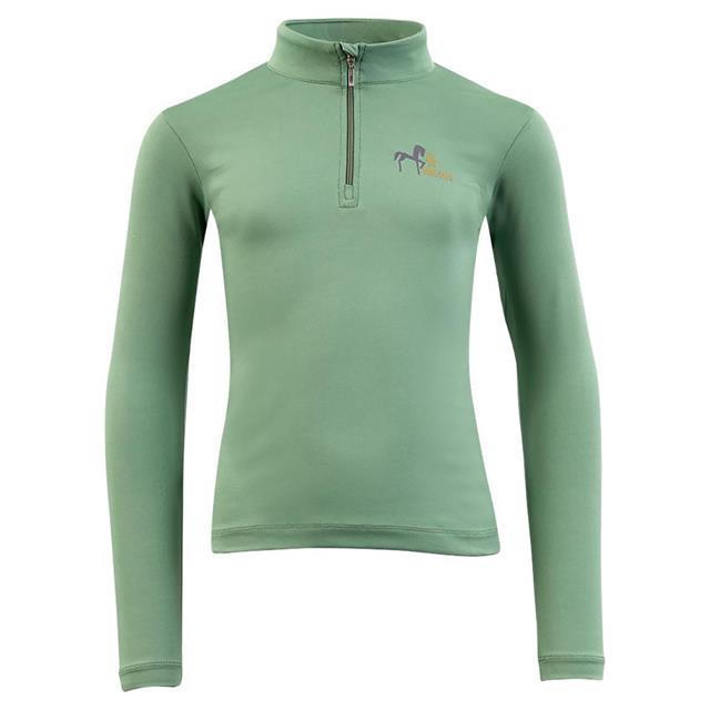 Trainingsshirt BR Mini Zip-Up Kids Groen