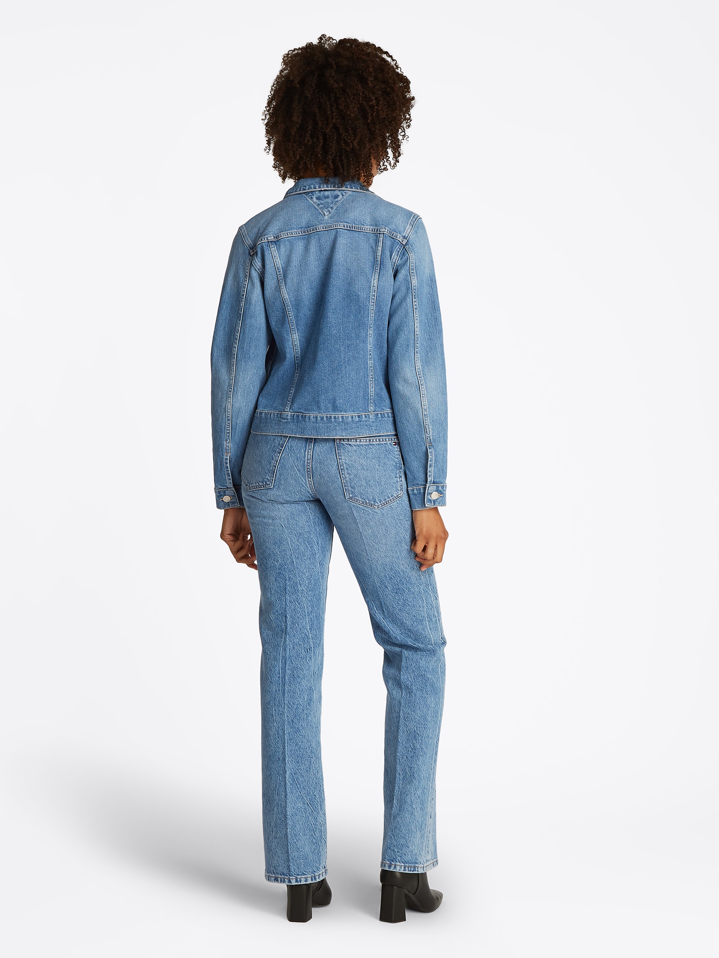 Tommy Hilfiger Jeansjacke »DNM SLIM JACKET UMA« in blauer Waschung