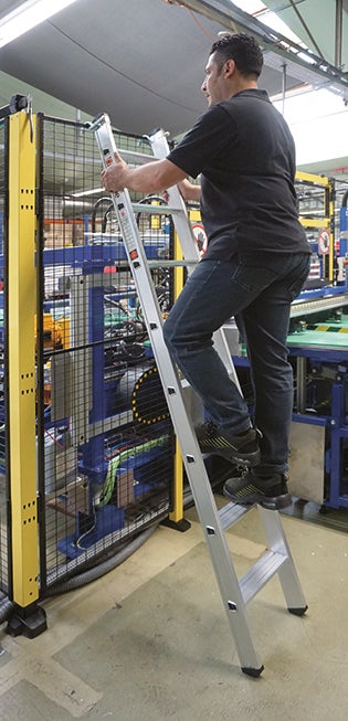 Euroline Premium 30176 Aluminium trapladder met Vario ophanghaken Ø 60mm 6 treden
