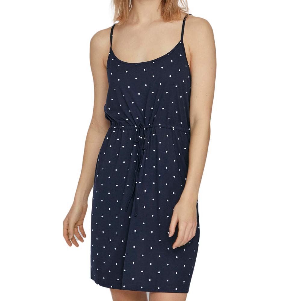 Vila Robe Marine à Pois Vila Money Strap