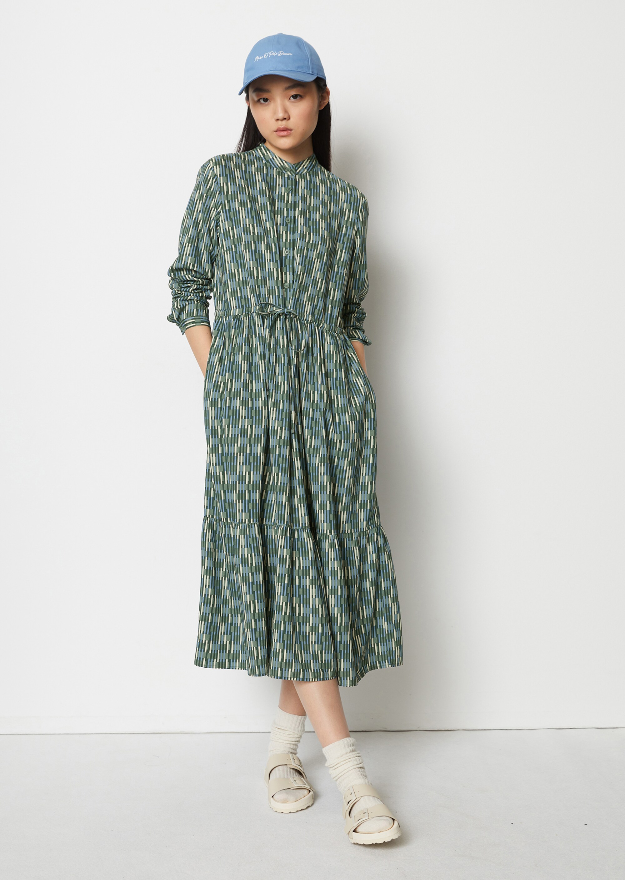 Print-Kleid regularaus LENZING™ ECOVERO™