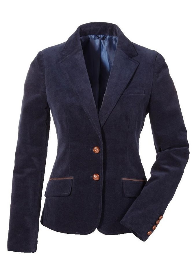 Aniston CASUAL Jackenblazer , mit Stoff-Einfassungen und Ärmelpatches